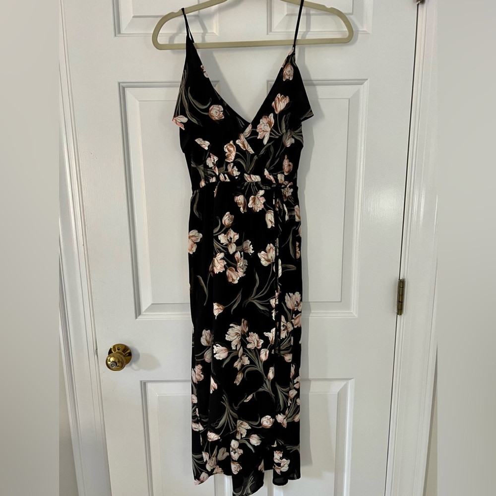 Soprano floral maxi hi-low dress